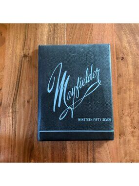 1957 Mayfield High School Yearbook Cleveland OH Mayfielder Signed Annual